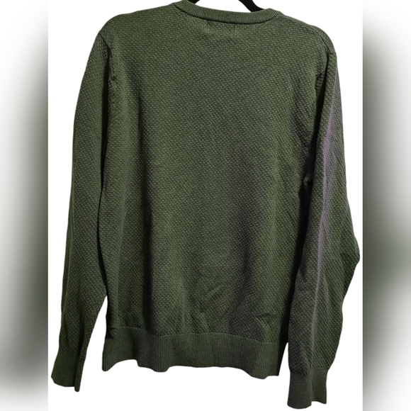 Waffle-knit cotton sweater, unisex M (Mens) or L (Womens) - Picture 2 of 6